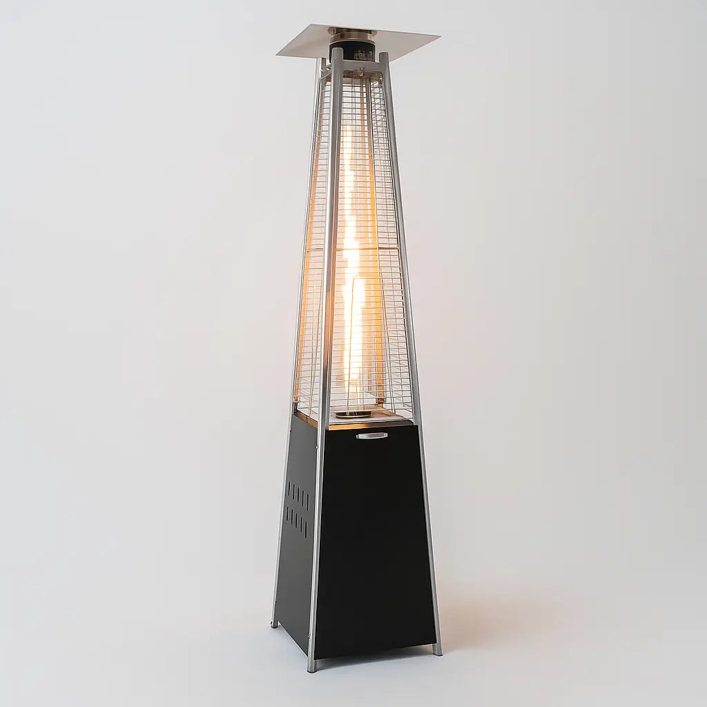 SOLAR FLAME PYRAMID PATIO HEATER